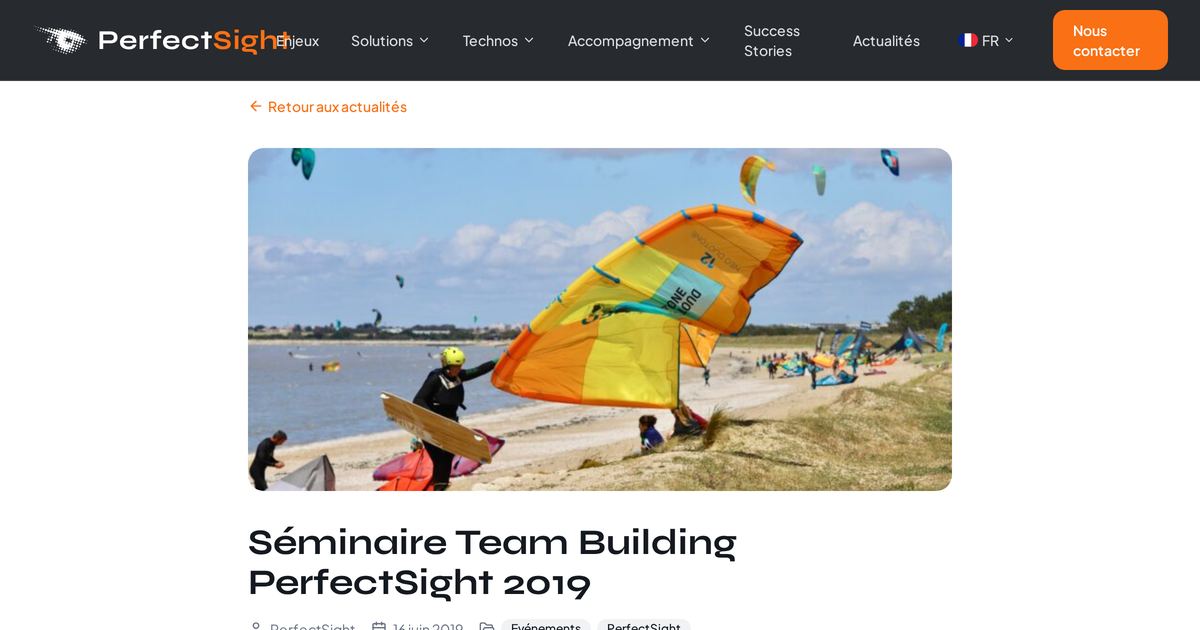 Séminaire Team Building PerfectSight 2019